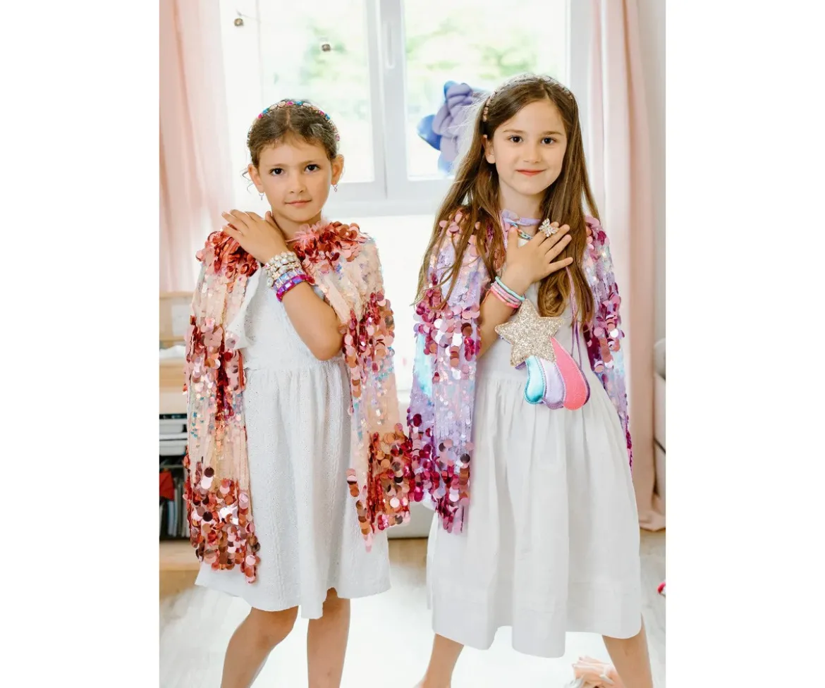 Capa Infantil Lentejuelas The 5th Avenue Pink