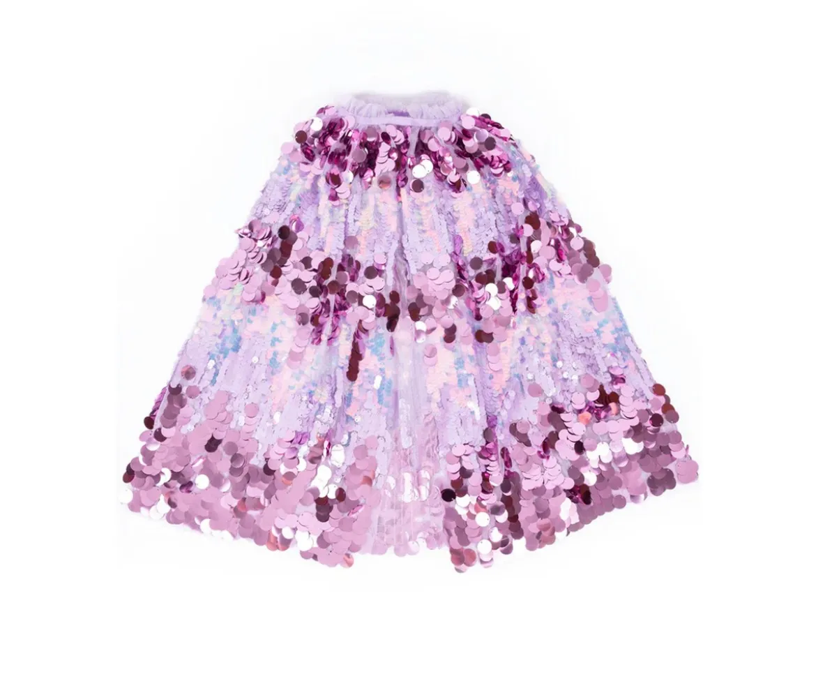 Capa Infantil Lentejuelas The 5th Avenue Purple
