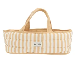 Capazo Muñecas Stripes Caramel