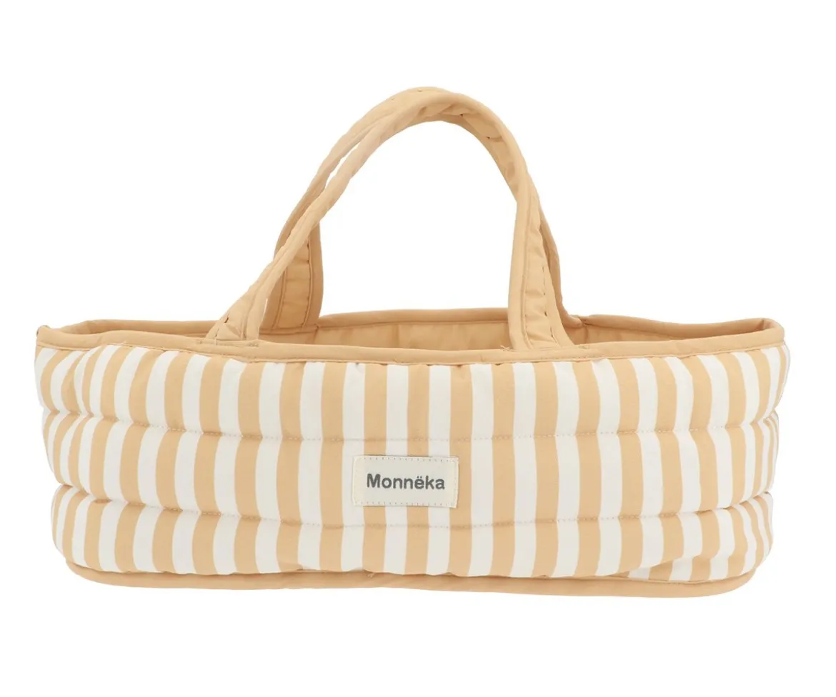 Capazo Muñecas Stripes Caramel