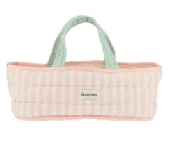 Capazo Muñecas Stripes Pink