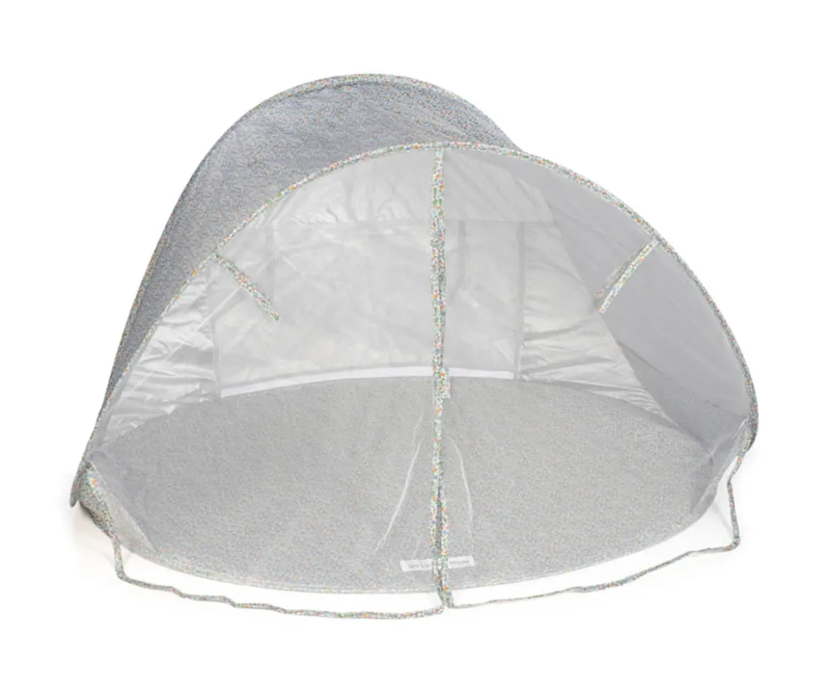 Carpa de Playa Pop-Up Protección Solar Flowers