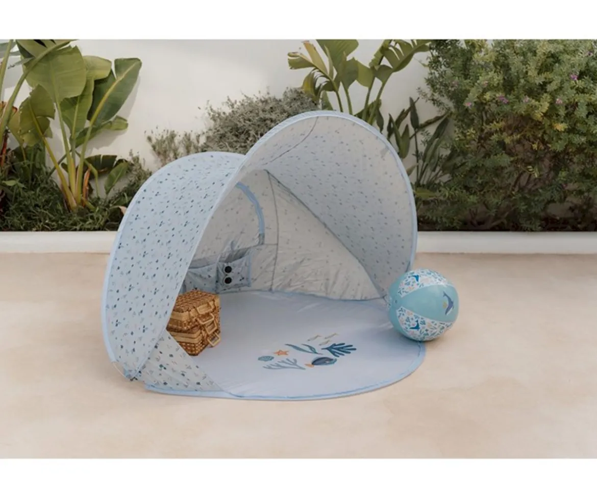 Carpa de Playa Pop-Up Protección Solar Ocean Dreams Azul