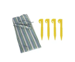 Carpa de Playa Pop-Up Protección Solar Strips