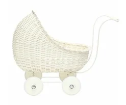 Carrito Muñecas Blanco Roto