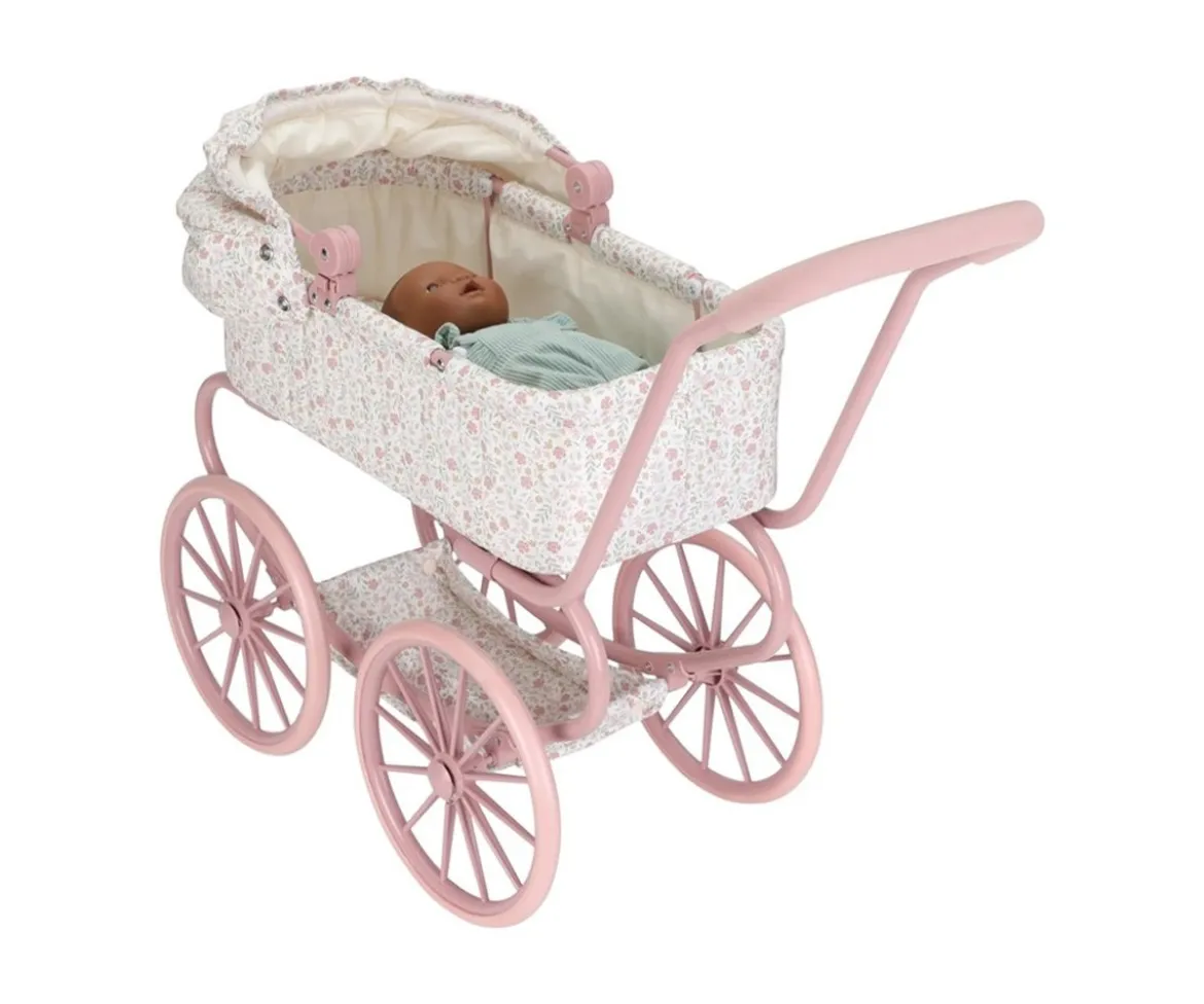 Carrito para Muñecas Metal Soft Flowers