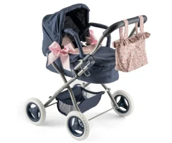 Carrito Pequeño de Muñecas con Capota Martina