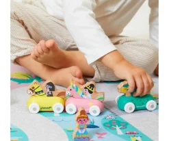 Carruaje de Madera Caballero Reino Encantado Cross Roads Amarillo
