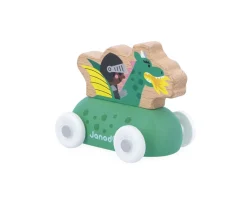 Carruaje de Madera Dragón Reino Encantado Cross Roads Verde