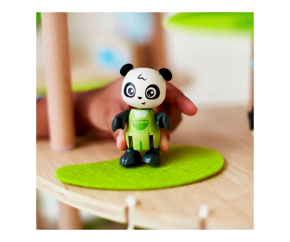 Casa de Bambú de los Osos Pandas