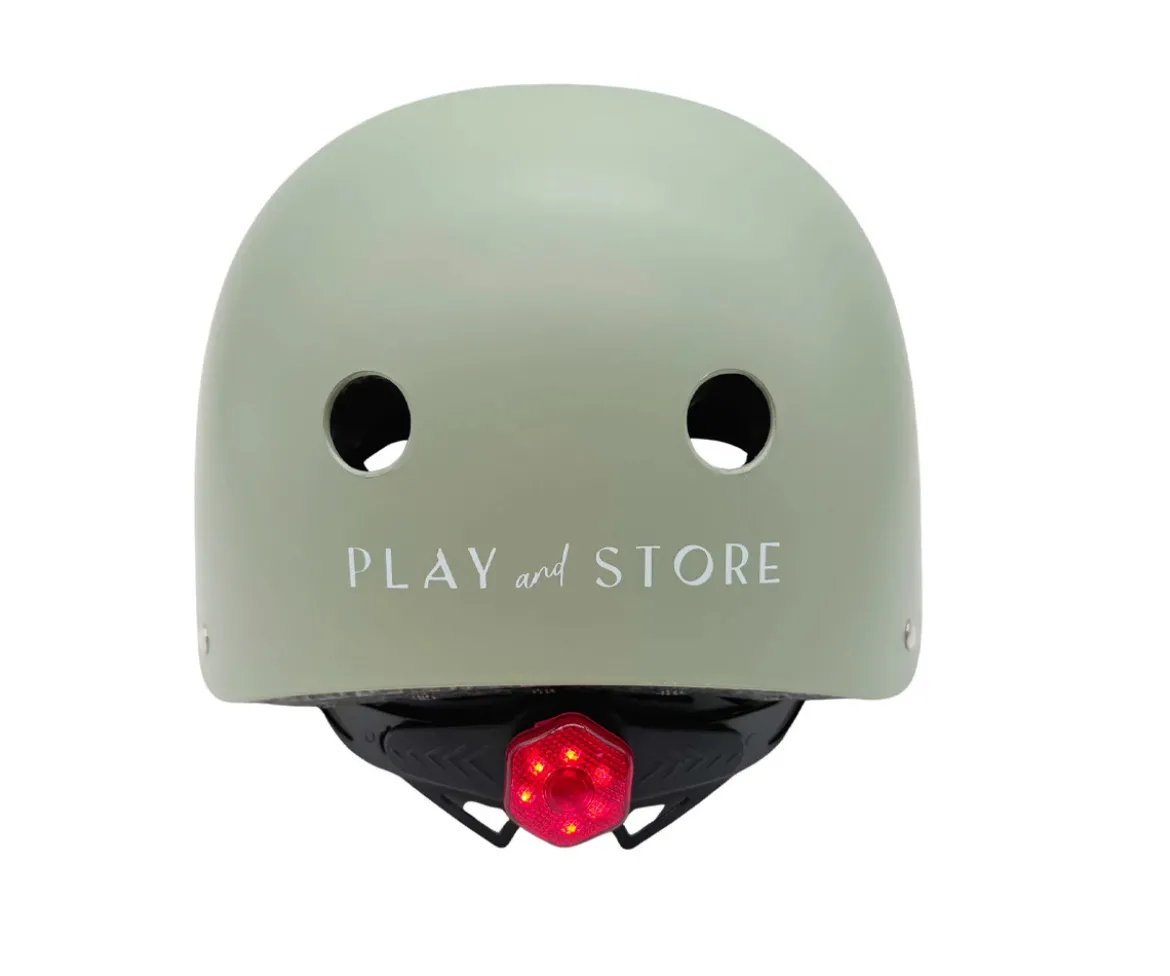 Casco Light Green con Luz