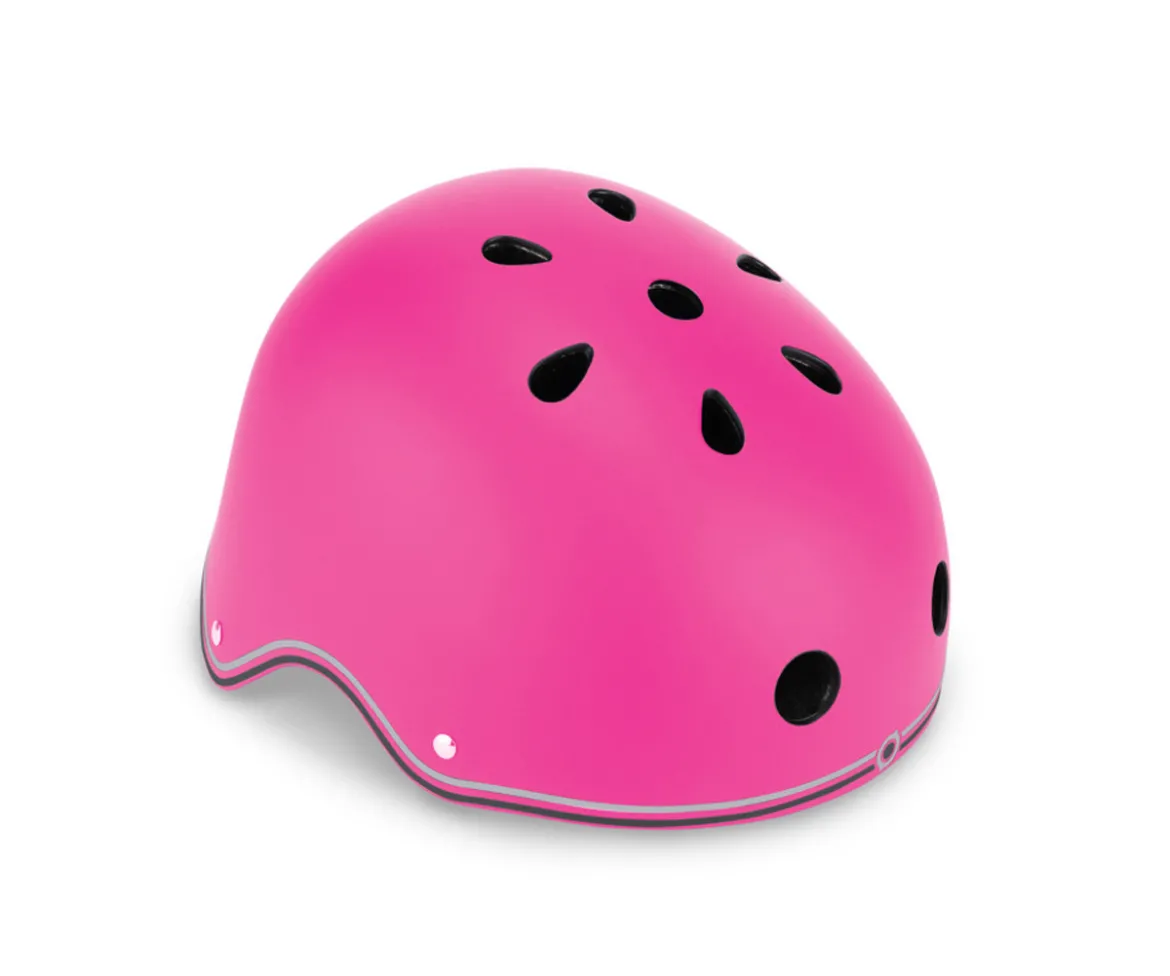 Casco Primo Go Up Lights Rosa Neón