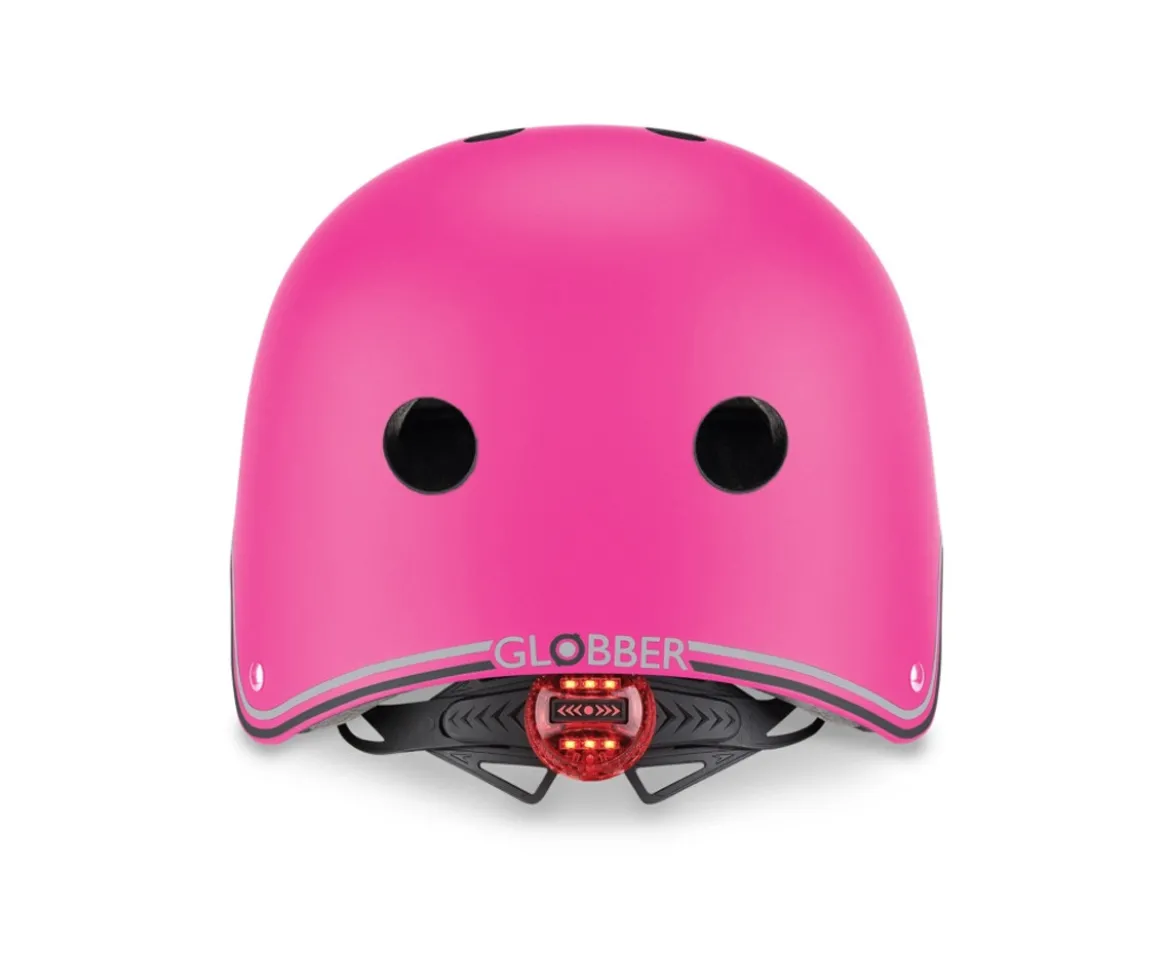Casco Primo Go Up Lights Rosa Neón