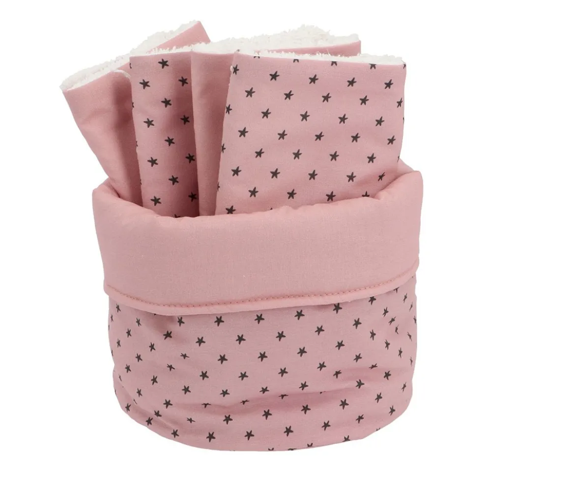 Cesta con Secababitas Mini Star Pink Personalizable