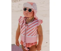 Chaleco Flotador Aprendizaje Stripes Bloom & Blush