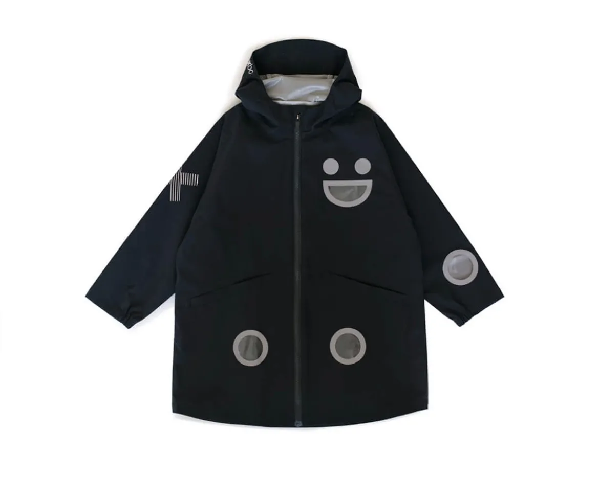 Chaqueta Impermeable Cortavientos Wistiti Negra