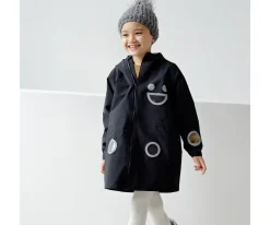 Chaqueta Impermeable Cortavientos Wistiti Negra
