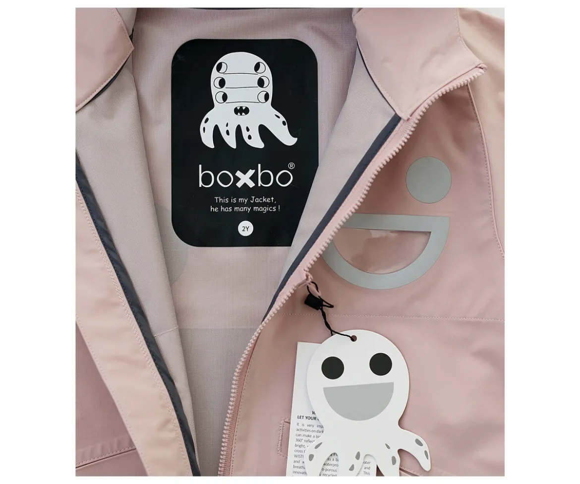 Chaqueta Impermeable Cortavientos Wistiti Rosa