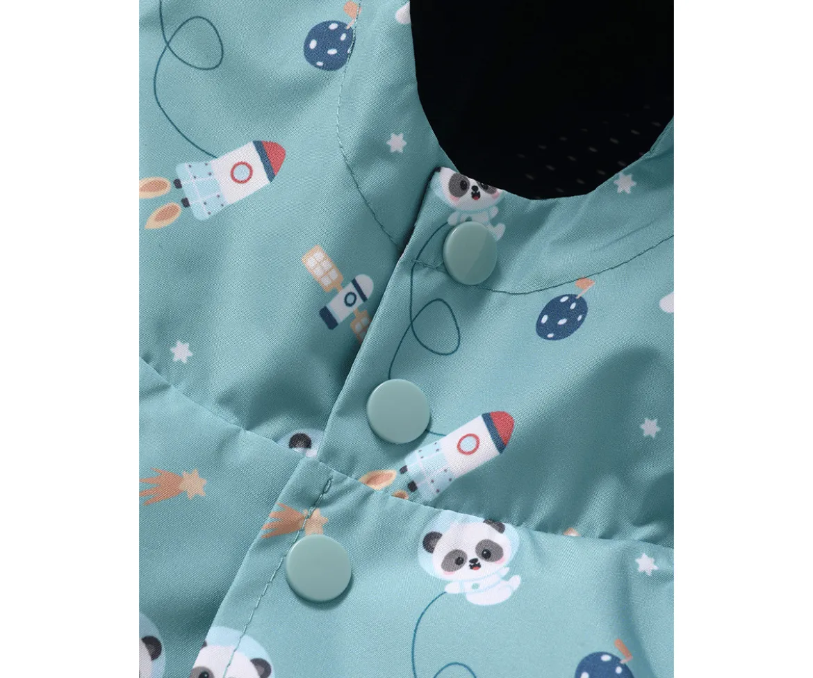 Chubasquero Infantil Pandas in Space