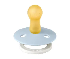 Chupete BIBS Colour Round Baby Blue GLOW