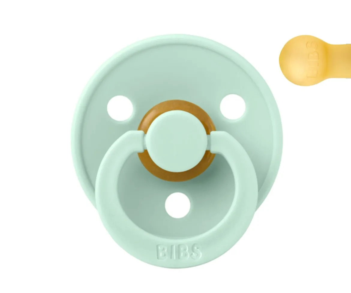 Chupete BIBS Colour Round Nordic Mint en Bolsita