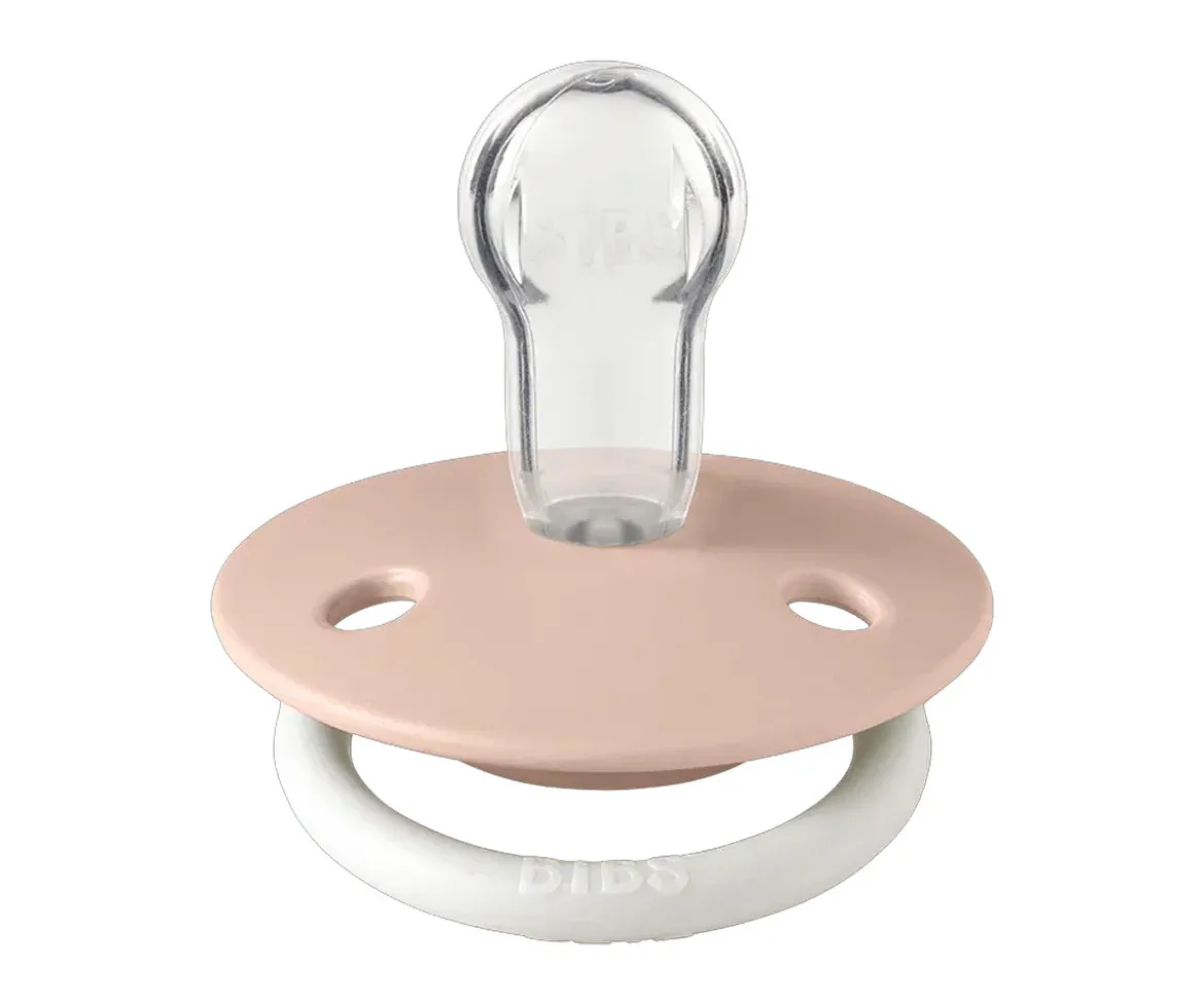 Chupete Nocturno BIBS De Lux Blush en Bolsita