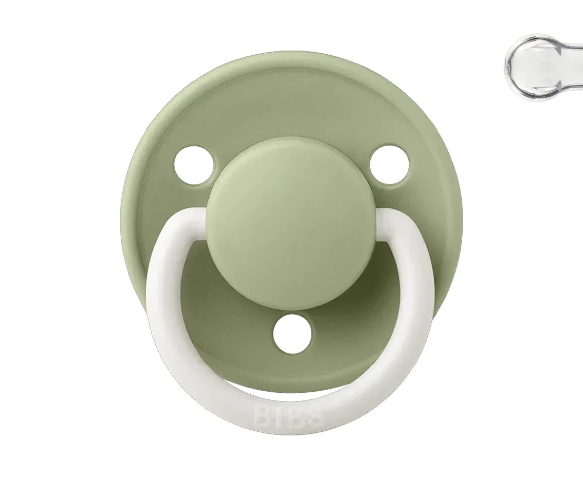 Chupete Nocturno BIBS De Lux Sage en Bolsita