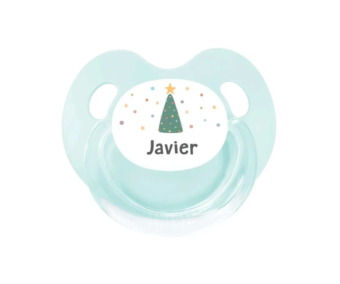 Chupete Personalizado Retro Christmas Tree