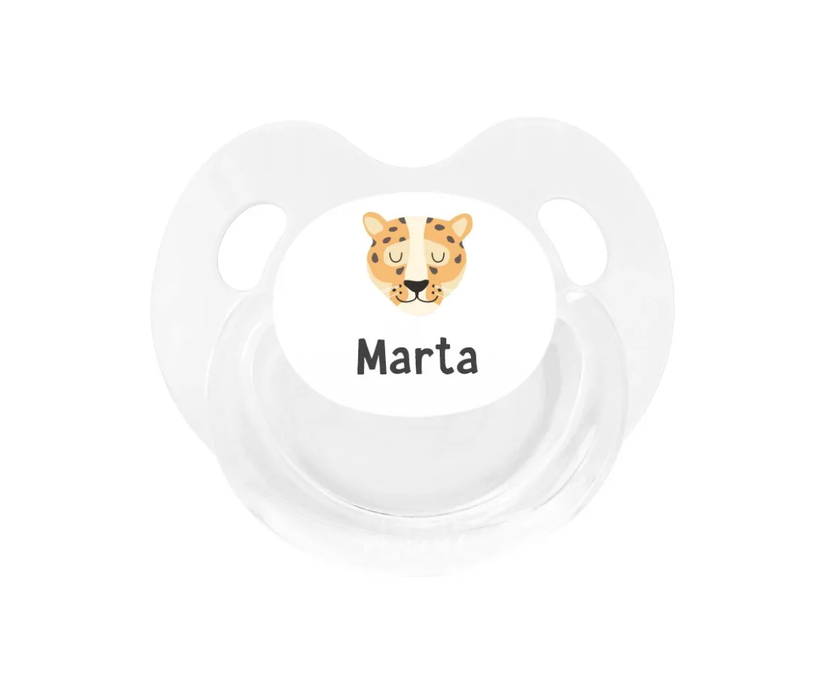 Chupete Personalizado Retro Leopardo