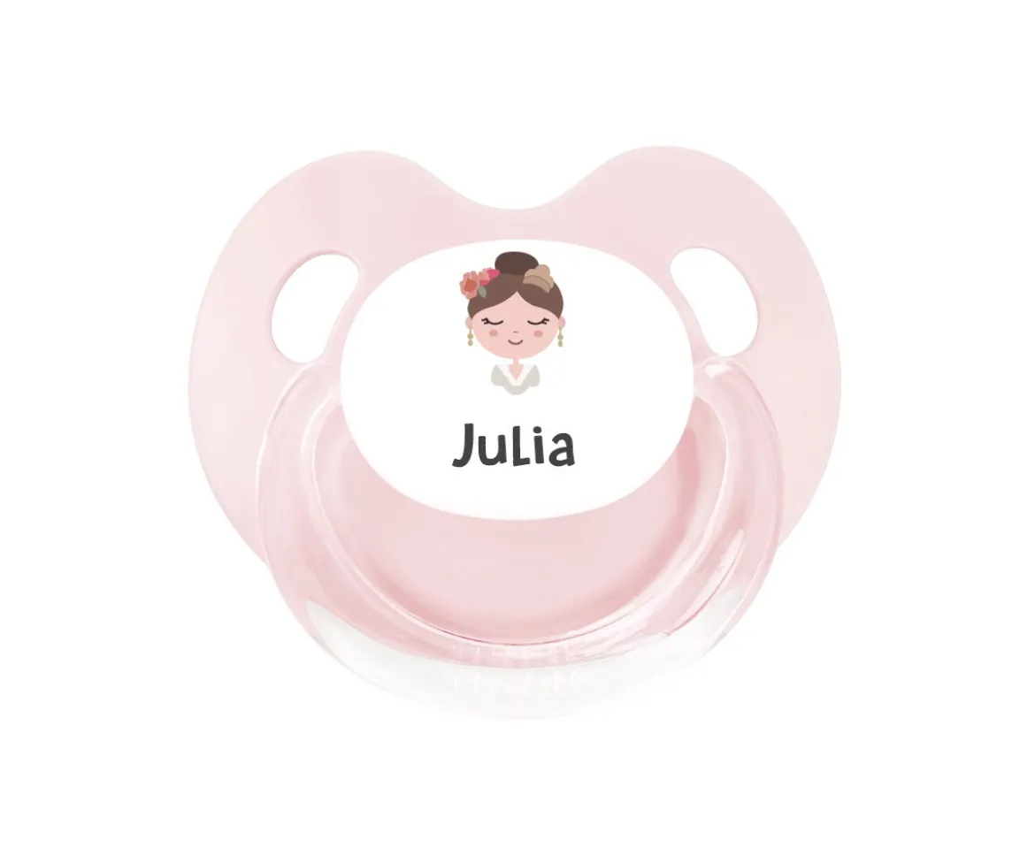 Chupete Personalizado Retro Rosa Huertana