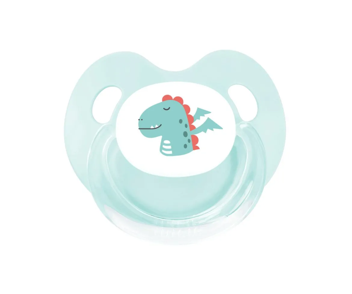 Chupete Retro Aqua Dragón
