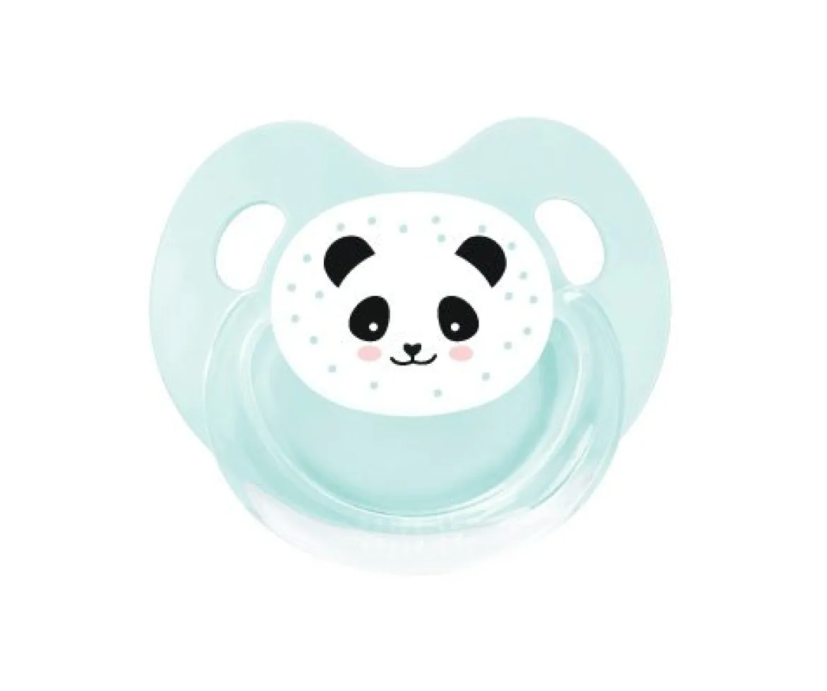 Chupete Retro Aqua Panda