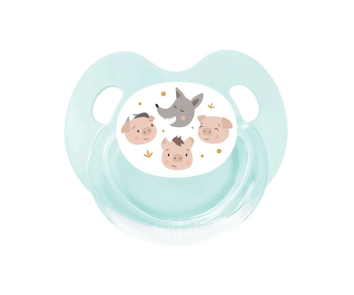 Chupete Retro Aqua The Three Little Pigs