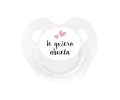 Chupete Retro Blanco Te quiero abuela