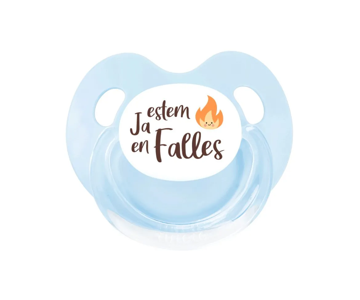 Chupete Retro Ja Estem en Falles Azul