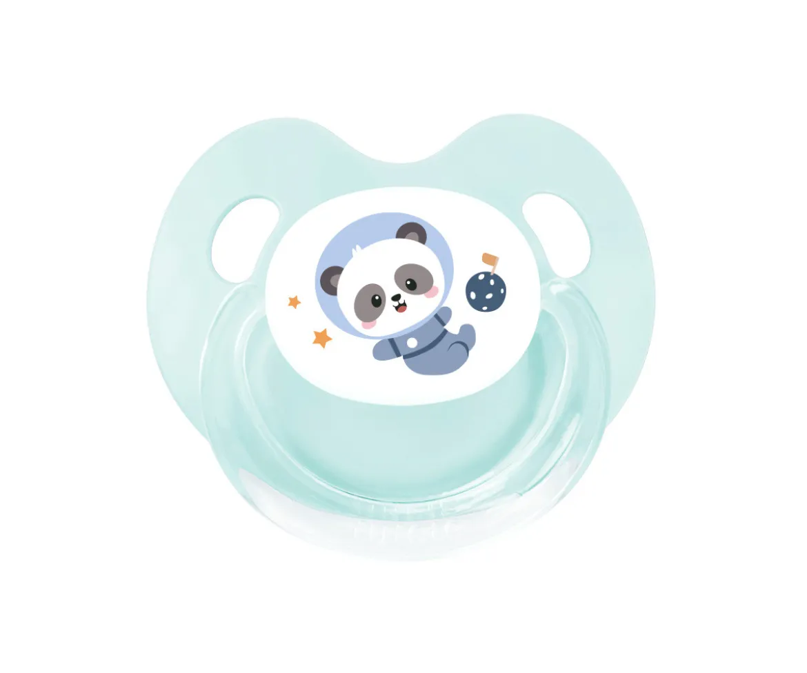 Chupete Retro Panda in Space