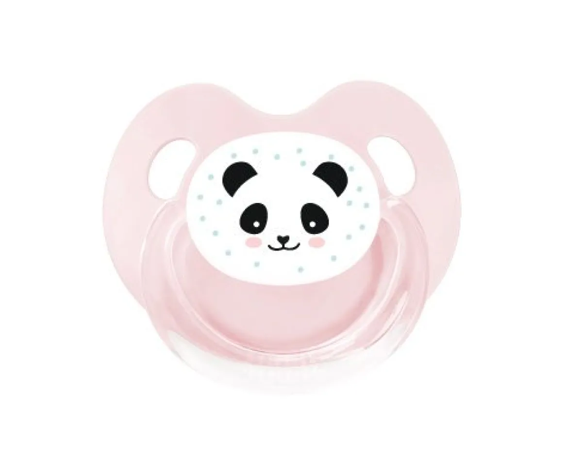 Chupete Retro Rosa Panda