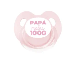 Chupete Retro Rosa Papá Molas 1000