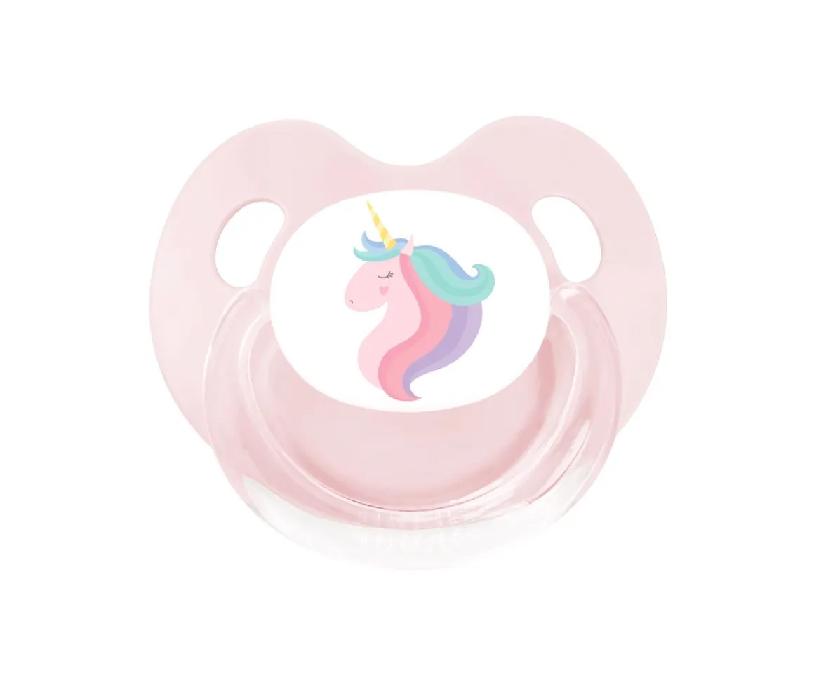 Chupete Retro Rosa Unicornio