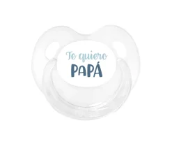 Chupete Retro Te quiero Papá Azul