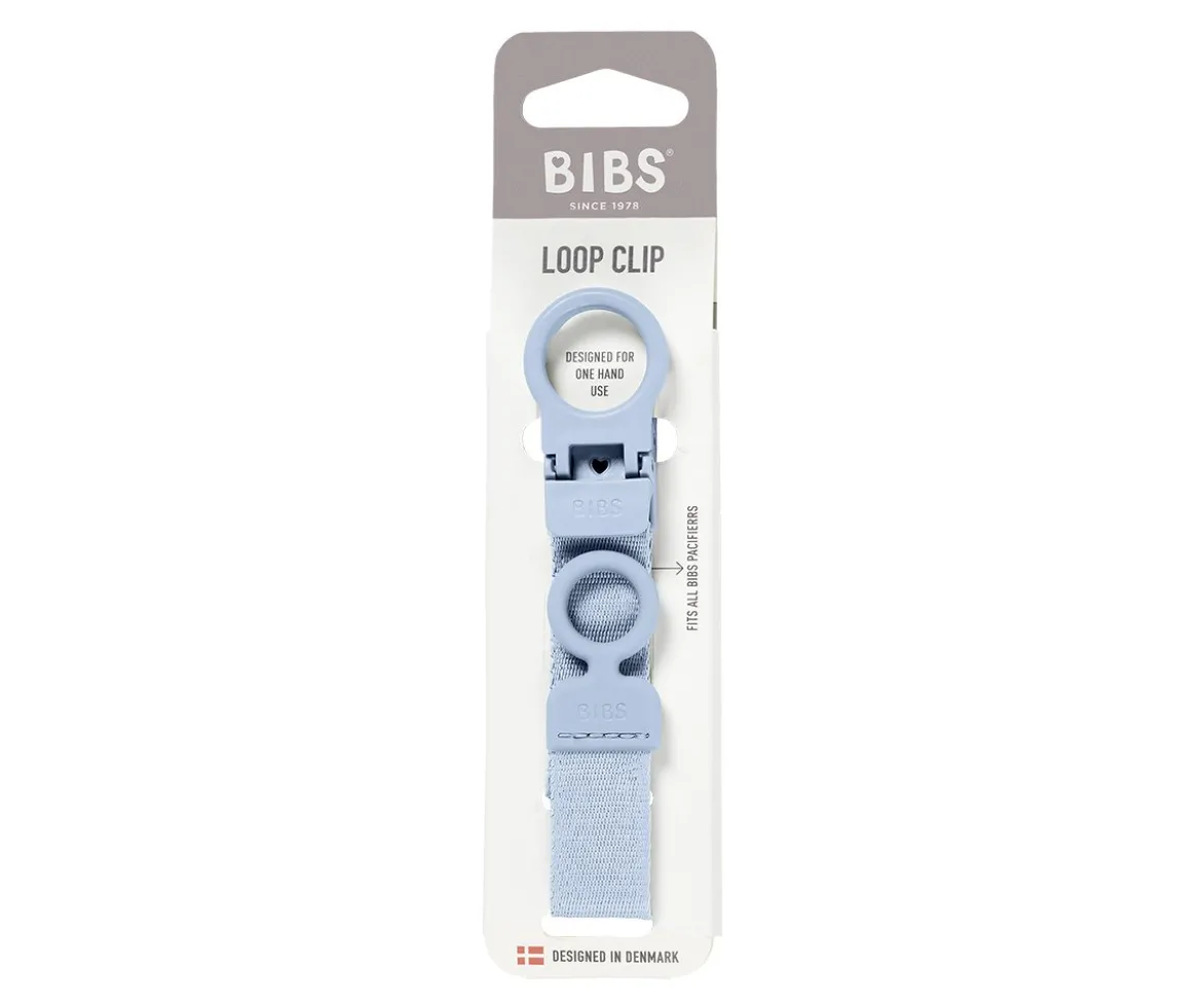 Chupetero BIBS Loop Cip Dusty Blue