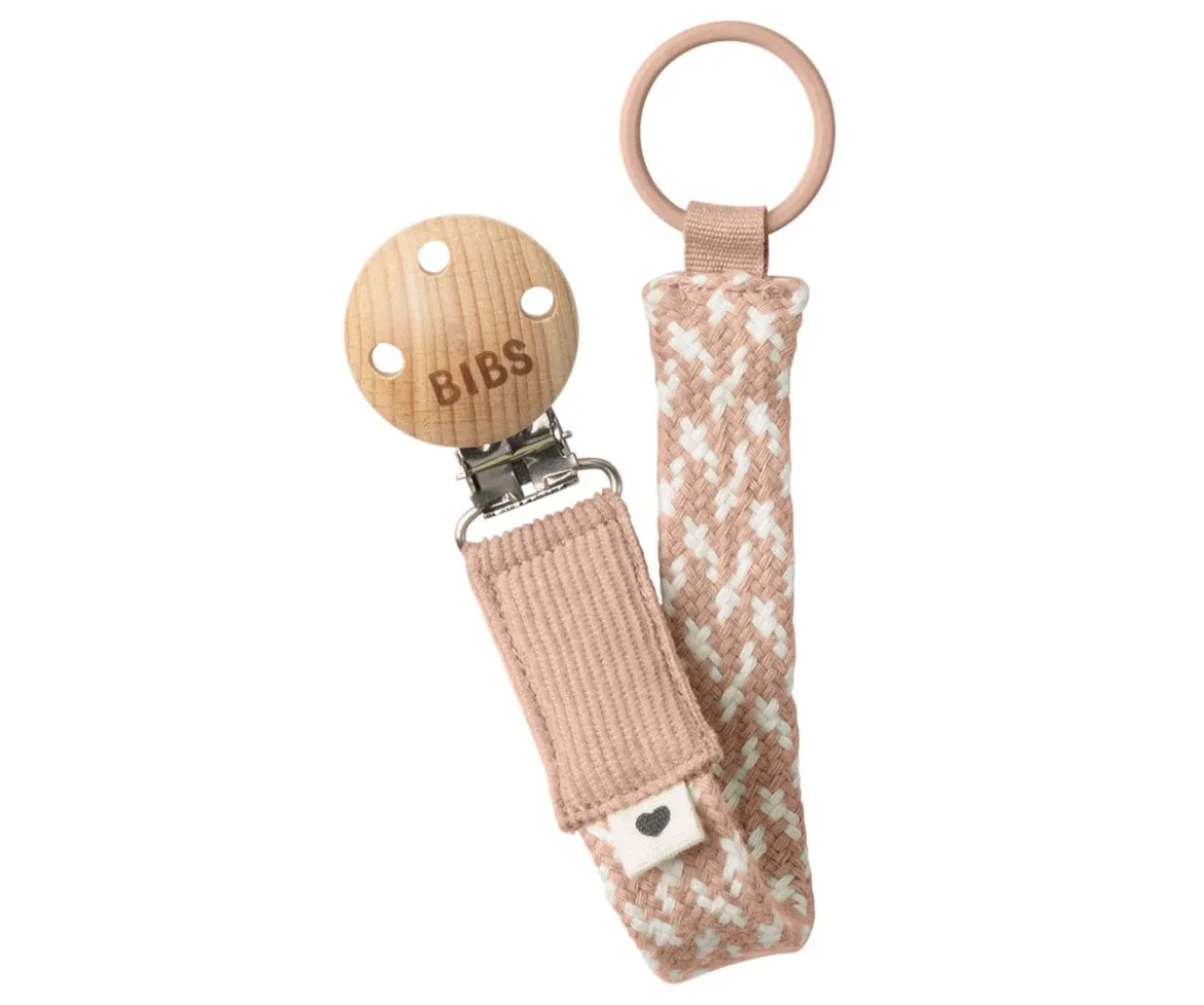 Chupetero BIBS Trenzado Blush/Ivory