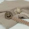 Chupetero BIBS Trenzado Cornflower/Dusty Blue