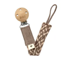Chupetero BIBS Trenzado Dark Oak/vanilla