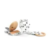 Chupetero Clip Madera Dalmatian Dots
