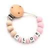 Chupetero Silicona Personalizado Eco Pink