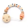 Chupetero Silicona Personalizado Natural Peachy