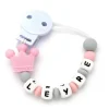 Chupetero Silicona Personalizado Prince Sweet Pink