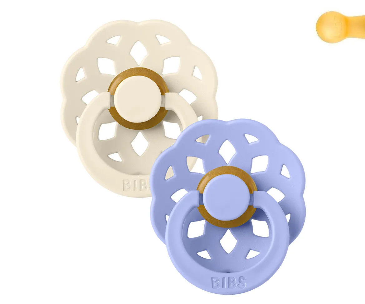 2 Chupetes BIBS Boheme Ivory/Hush