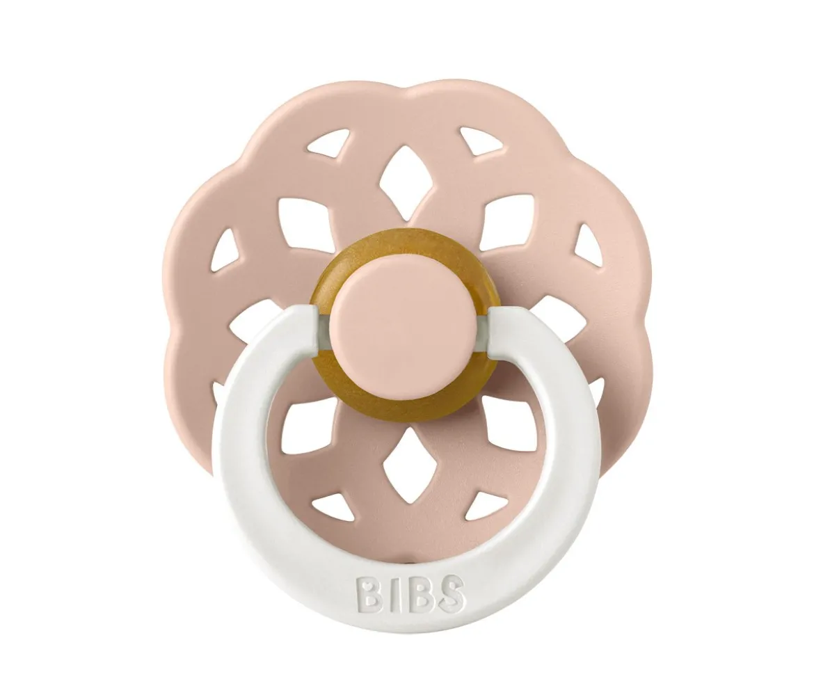 2 Chupetes BIBS Boheme Nocturnos Blush/Vanilla